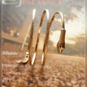 Bracelet Serpent Or Jaune Acier 316L