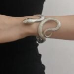 Bracelet Serpent Alliage Zinc Torsadé