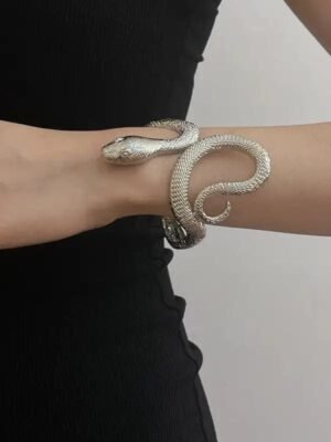 Bracelet Serpent Alliage Zinc Torsadé — Serpent Univers
