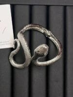 Bracelet Serpent En Alliage: élégance Unisexe Enroulée!