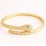 Bracelet Serpent En Cuivre: élégance Et Mystère Au Poignet!