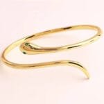 Bracelet Serpent En Cuivre: élégance Et Mystère Au Poignet!