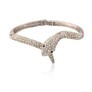 Bracelet Serpent Strass Cristal Femme — Serpent Univers