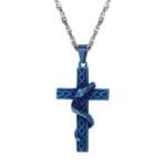 Collier Croix Acier: élégance Moderne Et Pouvoir à Votre Cou!