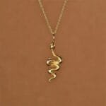 Collier Serpent Chic En Argent Sterling Une Allure Sans Aucune Forme!