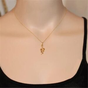 Collier Serpent Argent Sterling 925 Chic — Serpent Univers