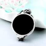 Collier Serpent En Acier Inoxydable: éclat Du Miroir Mystique!