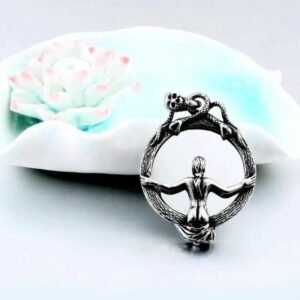 Collier Serpent Miroir Acier Inoxydable Femme — Serpent Univers