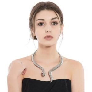 Collier Serpent Acier Inoxydable Moderne — Serpent Univers