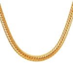 Collier Serpent En Acier Inoxydable: élégance Et Mystère Au Poignet! 46cm