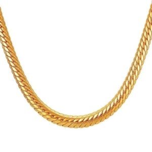 Collier Serpent Or Jaune Maille — Serpent Univers