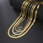 Collier Serpent En Acier Inoxydable: élégance Unisexe Et Durable! - 40cm / 2mm