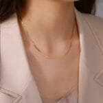Collier Serpent En Acier Inoxydable: élégance Unisexe Et Durable! - 40cm / 4mm