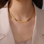 Collier Serpent En Acier Inoxydable: élégance Unisexe Et Durable! - 45cm / 3mm