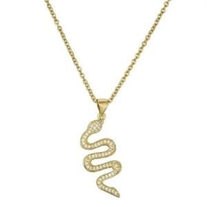 Collier Serpent En Acier Inoxydable: Protection Et Style Irrésistibles!