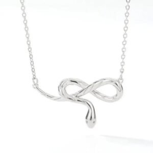 Collier Serpent Acier Inoxydable Infini — Serpent Univers