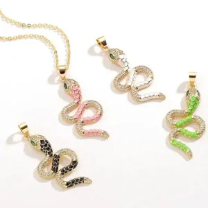 Collier Serpent En Cuivre: élégance Mystérieuse Pour Chaque Occasions!