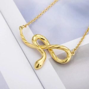 Collier Serpent Doré Chaîne Fine Femme — Serpent Univers