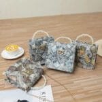 Craquez Pour L’élégance Du Sac Serpent Tendance Avec Perles Blanches!