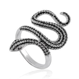 Découvrez La Bague Serpent Diamant: Un Symbole De Transformation! - 5 (49,5mm)