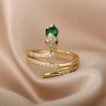 Découvrez La Bague Serpent En Acier Inoxydable à Taille Réglable!