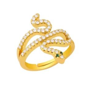 Découvrez La Bague Serpent étincelante Pour Une élégance Irrésistible!
