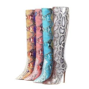 éblouissez Avec Nos Bottes Cuissardes Serpent Au Style Irrésistible ! 1 éblouissez Avec Nos Bottes Cuissardes Serpent Au Style Irrésistible! Orange / 33