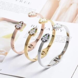 Bracelet Serpent Or Acier Inoxydable Femme — Serpent Univers
