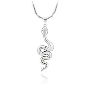 éblouissez Avec Notre Pendentif Serpent Femme En Argent ! 3 éblouissez Avec Notre Pendentif Serpent Femme En Argent! Argent