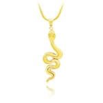 éblouissez Avec Notre Pendentif Serpent Femme En Argent! Or
