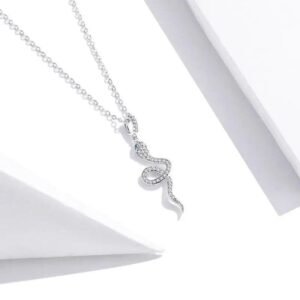Collier Serpent Argent Pendentif Classique — Serpent Univers
