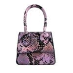 élégance Assurée Avec Le Sac Serpent Rose Pour Vos Soirées Glam!