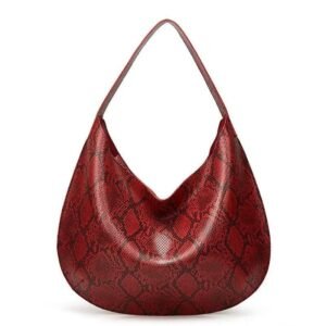 Sac à Main Serpent Rouge Cuir Synthétique — Serpent Univers