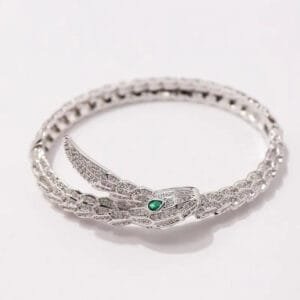 élégance éblouissante: Bracelet Serpent Argent Pour Sublimer Votre Style!