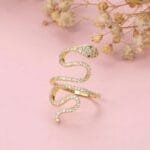 élégante Bague Serpent: L’alliance Parfaite De Style Et Singularité!