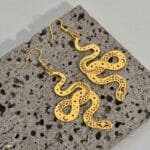 élégantes Boucles D’oreilles Serpent Pour Un Look Audacieux!