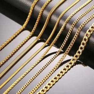 élevez Votre Style Avec Le Collier Maille Serpent En Plaqué Or ! 2 élevez Votre Style Avec Le Collier Maille Serpent En Plaqué Or! 1