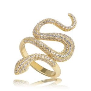 Embrassez Votre élégance Avec Notre Bague Serpent Femme En Argent! 5 (49,5mm)
