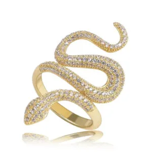 Embrassez Votre élégance Avec Notre Bague Serpent Femme En Argent! 5 (49,5mm)