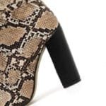 éveillez Votre Charme Avec Nos Bottines Femme Imitation Serpent! 36