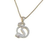 Pendentif Serpent En Argent: élégance Et Raffinement à Votre Portée!