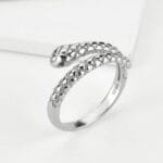 Ressentez La Puissance Avec Notre Bague Serpent En Argent Sterling!