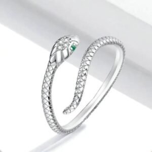 Bague Serpent Argent Sterling 925 Femme — Serpent Univers