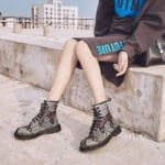 Séduisantes Bottines Militaire Serpent Pour Un Style Audacieux! - Marron / 37
