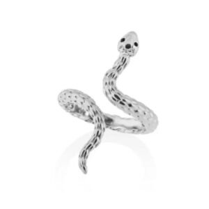 Bague Serpent Argent Subtile Femme — Serpent Univers