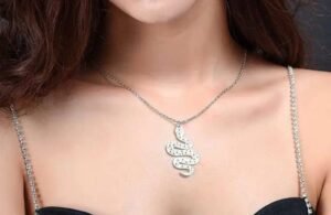 Collier Pendentif Serpent Acier Inoxydable — Serpent Univers