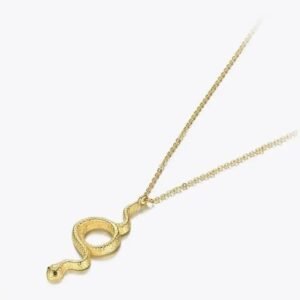 Collier Serpent Minimaliste Argent — Serpent Univers