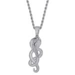 Sublimez Votre Charme Avec Le Collier Serpent En Acier Inoxydable!