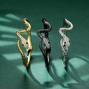 Bracelet Serpent Doré Intemporel — Serpent Univers