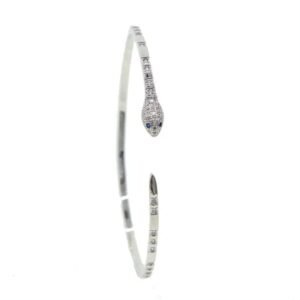 Bracelet Serpent Diamant Discret — Serpent Univers